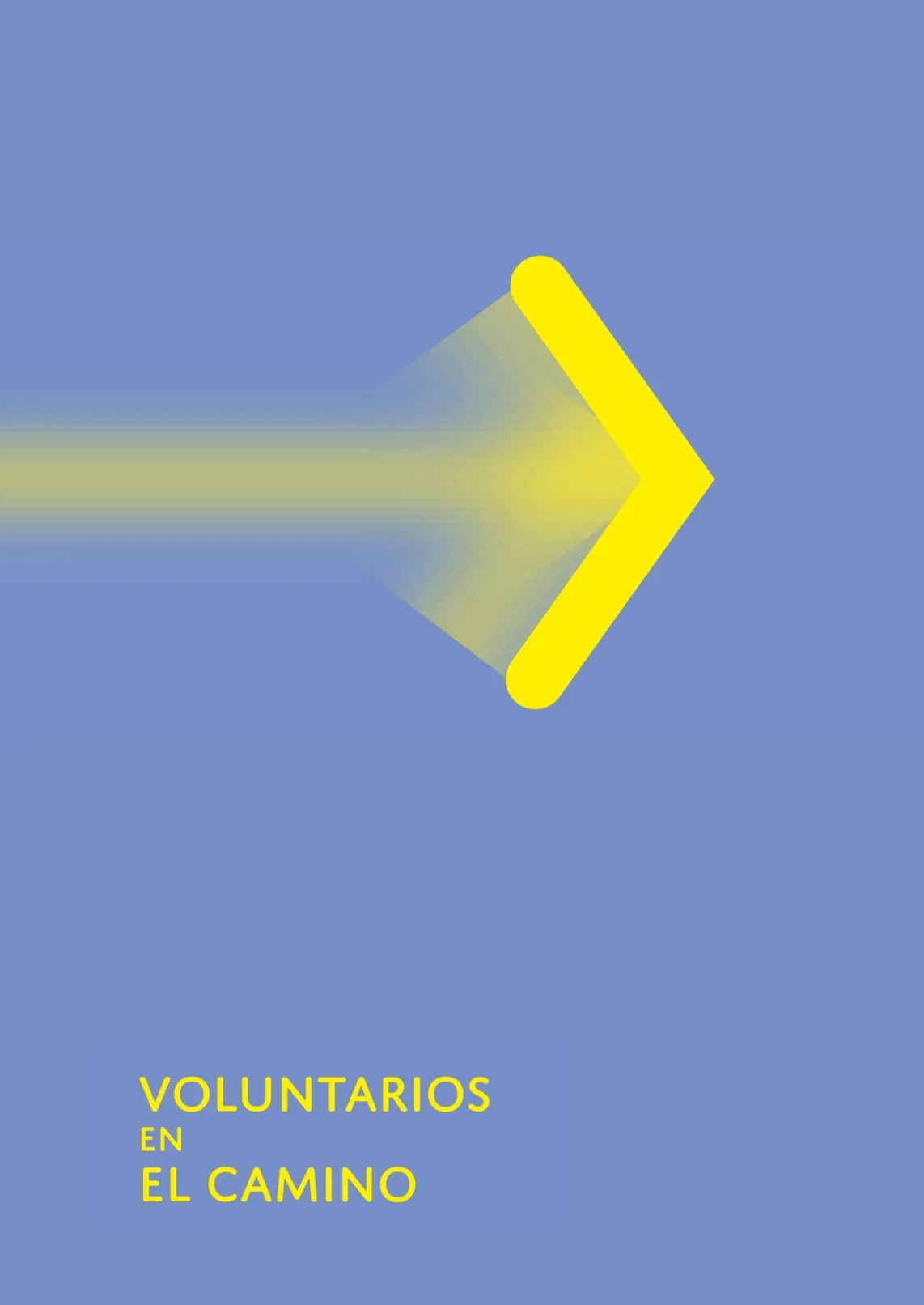 Cartel de formación para voluntarios en el Camino
